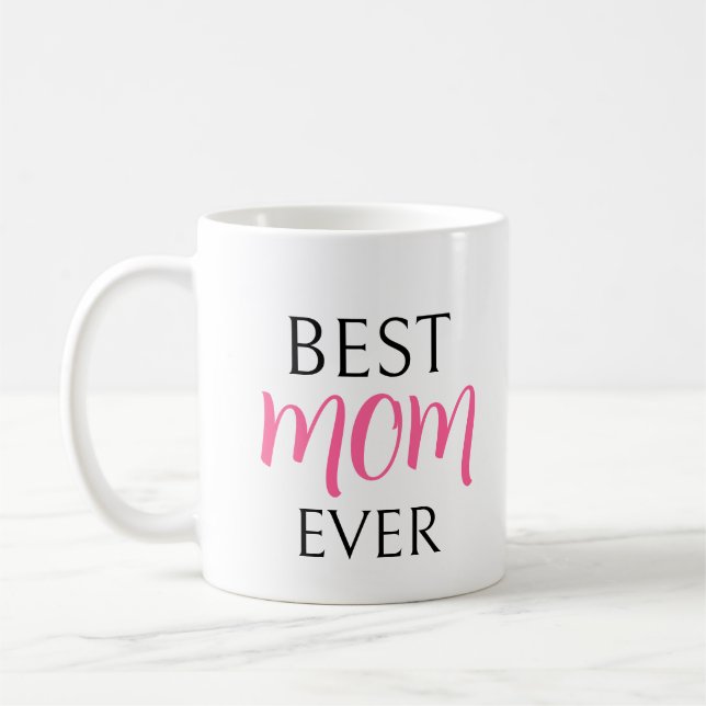 Beste Mutter überhaupt mit Namen Kaffeetasse (Links)