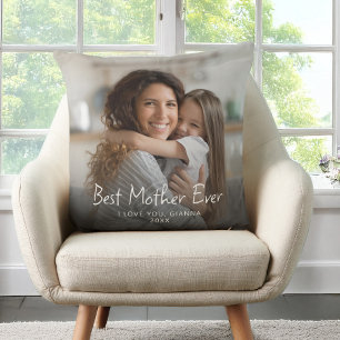 Beste Mutter überhaupt Modern Foto Benutzerdefinie Kissen
