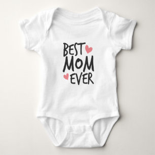 Beste Mutter überhaupt Mother's Day Typografie B Baby Strampler