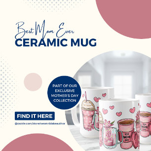 'Beste Mutter überhaupt' Mutterstags-Keramikbecher Kaffeetasse