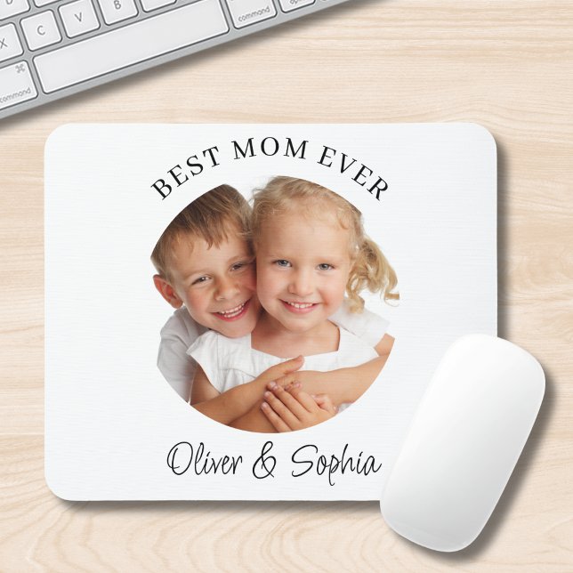 Beste Mutter überhaupt Mutterstagsfoto  Mousepad (Von Creator hochgeladen)