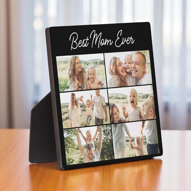 Beste Mutter überhaupt Muttertag 6 Foto-Collage  Fotoplatte (Von Creator hochgeladen)