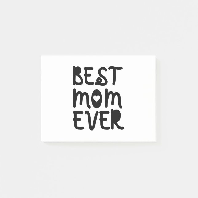 Beste Mutter überhaupt Muttertag Post-it Klebezettel (Vorderseite)