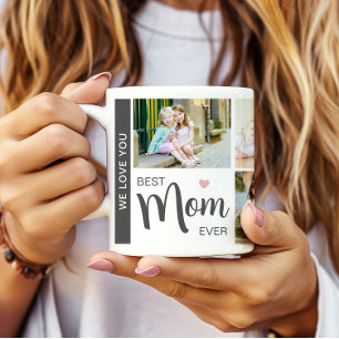 Beste Mutter überhaupt Muttertags-Fotocollage Kaffeetasse