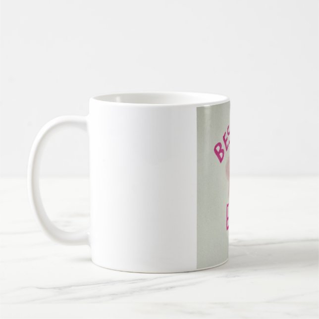 "Beste Mutter überhaupt" Muttertags-Tasse Kaffeetasse (Links)