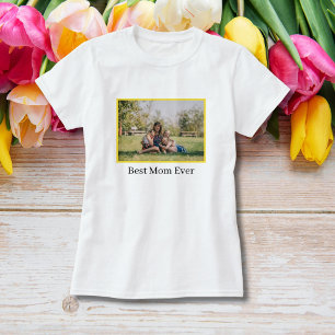 Beste Mutter überhaupt Muttertagsfoto T-Shirt