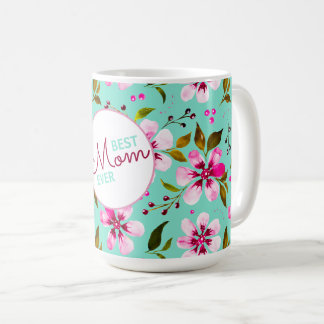 Beste Mutter überhaupt Personalisierte Aqua- und r Kaffeetasse