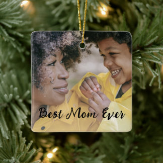 Beste Mutter überhaupt Personalisierte Kinder Name Keramikornament