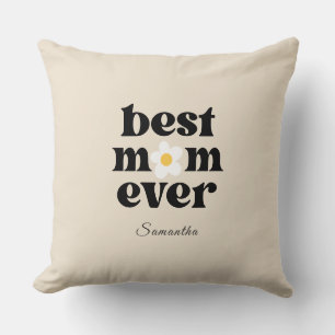 Beste Mutter überhaupt Personalisierter Muttertag Kissen