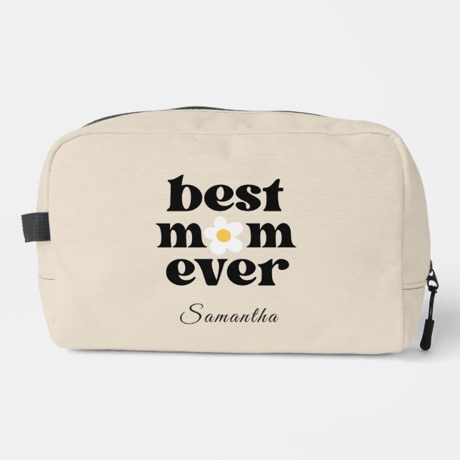 Beste Mutter überhaupt Personalisierter Muttertag Waschbeutel (Vorderseite)