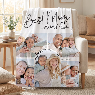 Beste Mutter überhaupt Personalisiertes Foto Fleecedecke