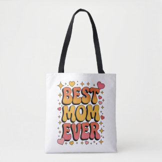 Beste Mutter überhaupt Retro Groovy-Tasche