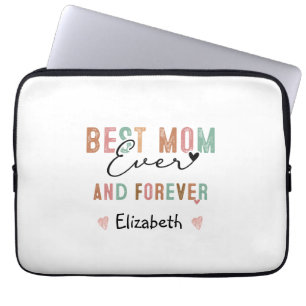 Beste Mutter überhaupt Retro Schrift Groovy Mutter Laptopschutzhülle