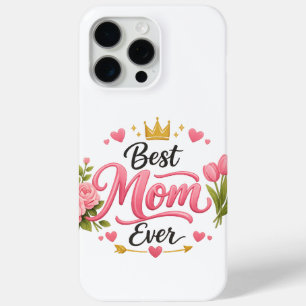 Beste Mutter überhaupt Rosa Blumenkrone Handyhülle Case-Mate iPhone Hülle