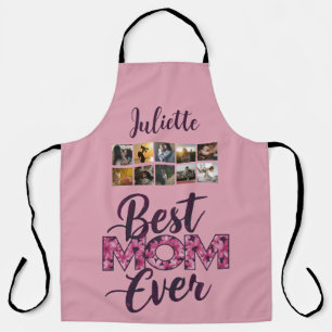 Beste Mutter überhaupt Rosa florale Typografie Schürze