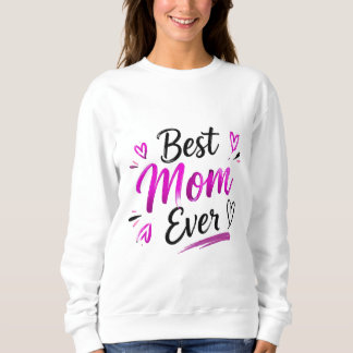 Beste Mutter überhaupt Rosa Herz Sweatshirt