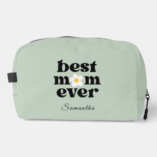 Beste Mutter überhaupt Salbeigrün Personalisierter Waschbeutel