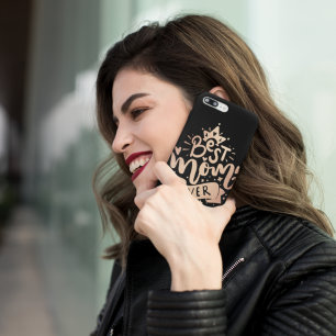 Beste Mutter überhaupt Schwarzes Gold Benutzerdefi Case-Mate iPhone Hülle