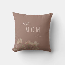 Beste Mutter überhaupt, süß, minimalistisch, Blume Kissen