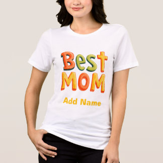 Beste Mutter überhaupt - Süßes farbenfrohes Gesche Tri-Blend Shirt