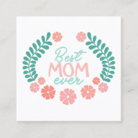Beste Mutter überhaupt süßes florales Design