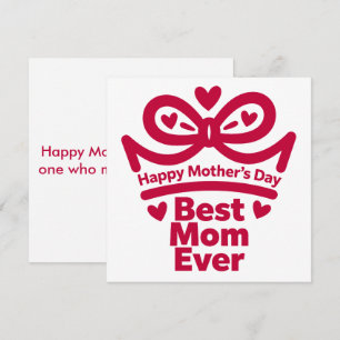 Beste Mutter überhaupt – Süßes Muttertagsgeschenk-