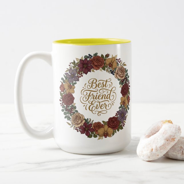 BESTE MUTTER ÜBERHAUPT TASSE DESIGN, SUBLIMATIONS  (Mit Donut)