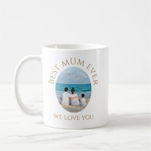 Beste Mutter überhaupt Tasse mit Foto Modern Einfa