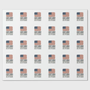 Beste Mutter überhaupt Vintage-Amerikanisches-Flag Geschenkpapier
