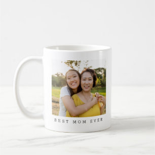 Beste Mutter überhaupt Vollfoto Personalisiert Kaffeetasse
