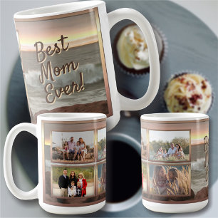 Beste Mutter überhaupt Wellen und Felsen 0893 Kaffeetasse