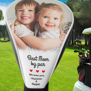 Beste Mutter Von Par Modern Photo Andenken Maßgesc Golf Headcover