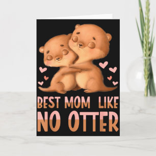 Beste Mutter wie kein Otter für Mutter Karte
