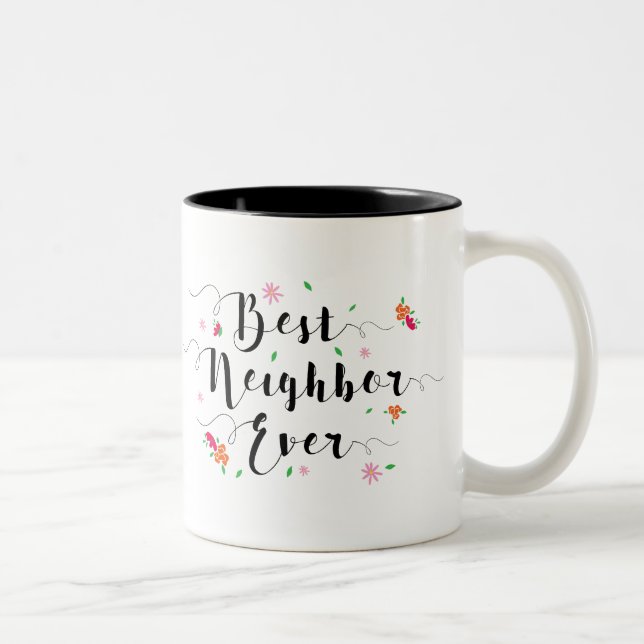 Beste Nachbar-überhaupt Tasse (Rechts)