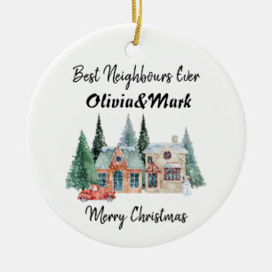 Beste Nachbarn je Keramik Ornament