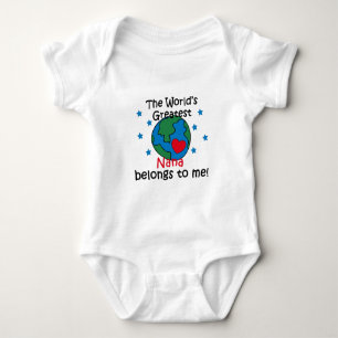 Beste Nana gehört mir Baby Strampler