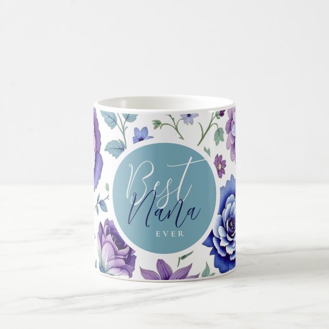 Beste Nana je Floral Kaffeetasse (Mittel)