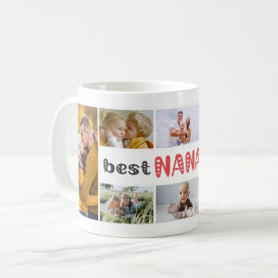 Beste Nana je Foto Collage  Kaffeetasse