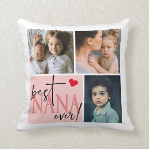 Beste Nana je Foto Collage Kissen