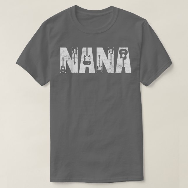 Beste Nana je Gitarre Lover Gitarrist T T-Shirt (Design vorne)