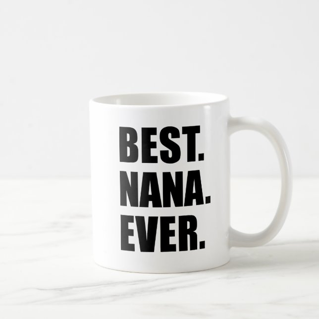 Beste Nana je Großmutter-Tasse Tasse (Rechts)