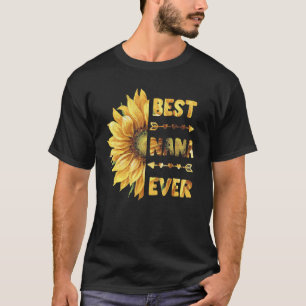 Beste Nana je Muttertag Sonnenblumen Frauen T-Shirt