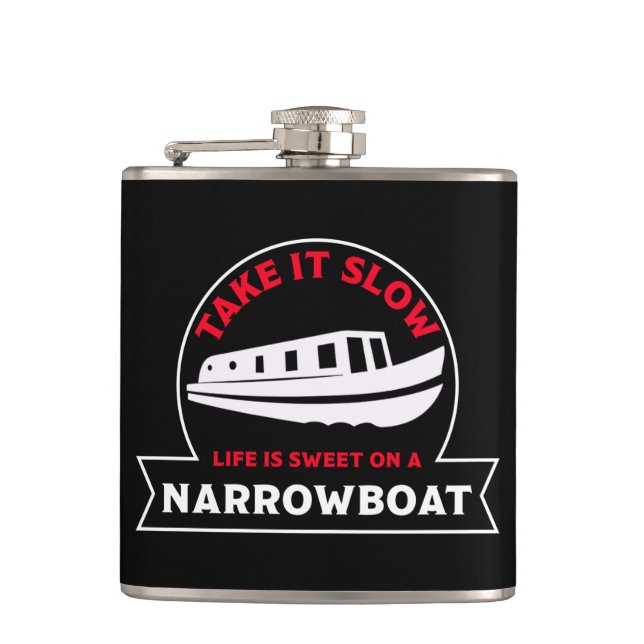 Beste Narrowboter | British Canal Boote | Barriere Flachmann (Vorderseite)