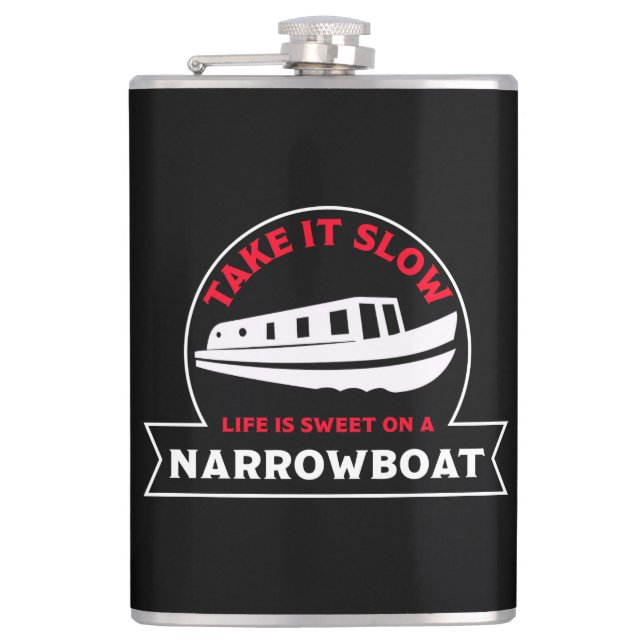 Beste Narrowboter | British Canal Boote | Barriere Flachmann (Vorderseite)