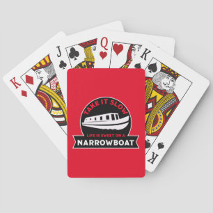 Beste Narrowboter British Canal Boote Barriere Spielkarten