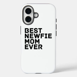 Beste Newfie-Mama je - Neufundland-Hund iPhone 16 Hülle