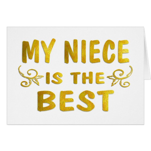 Beste Nichte (Vorderseite (Horizontal))