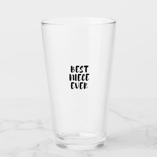 Beste Nichte Glas (Vorderseite)
