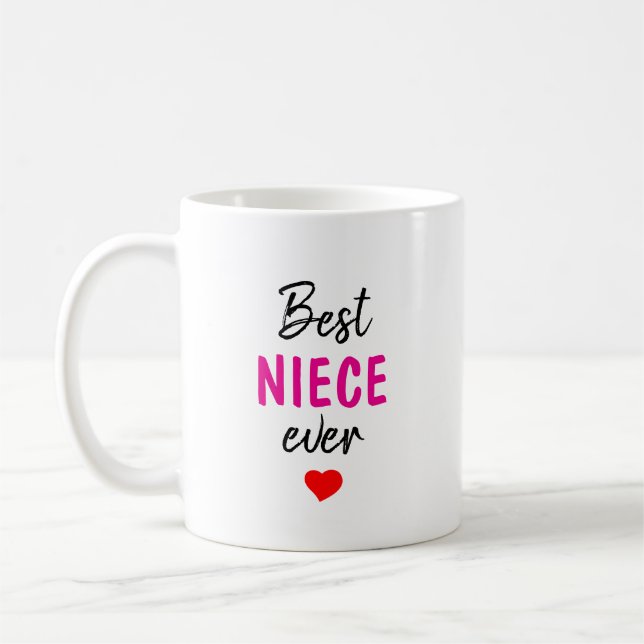 Beste Nichte überhaupt Kaffeetasse (Links)