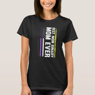 Beste Non-Binary-Mama je Lgbt-Gay Pride T-Shirt